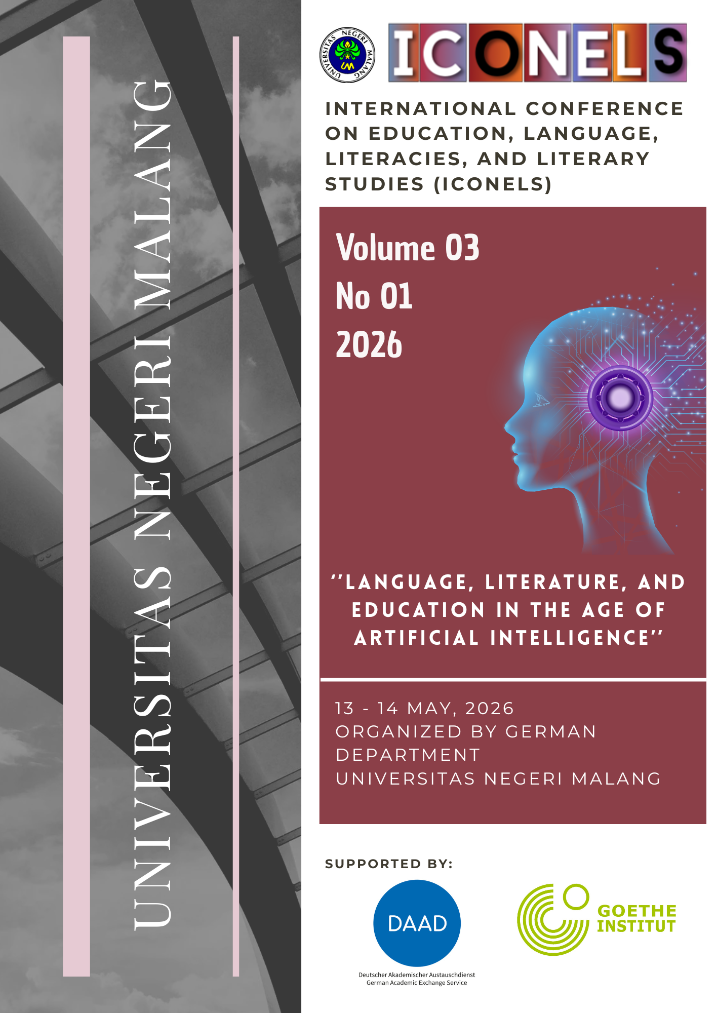 					View Vol. 3 No. 1 (2026): Language, Literature, and Education in the Age of Artificial Intelligence
				